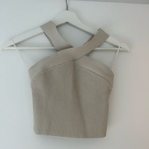 Aritzia Sculpt Knit Criss Cross